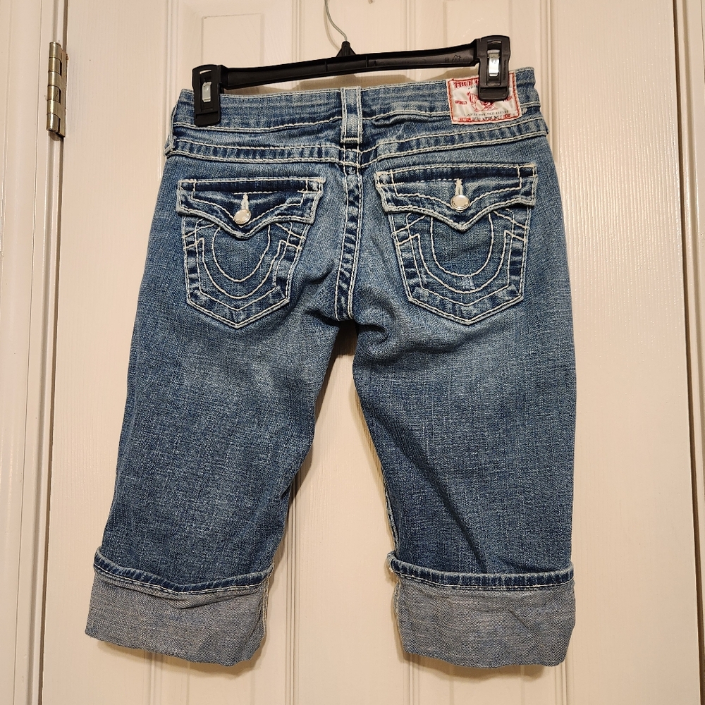 ⭐️ True Religion Sophie Cuffed Bermuda Shorts Size 25 - Picture 6 of 11